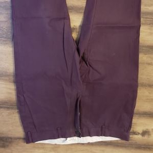 Club Monaco slim fit chinos in maroon